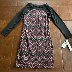 Three Pink Hearts Dress (Size Small)